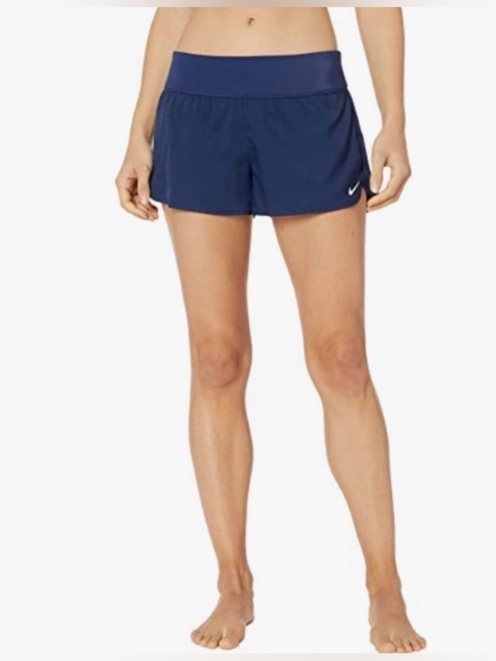 Nike Swim Solid Element Board Shorts Women’s XL Midnight Navy Lined Swim Bottoms